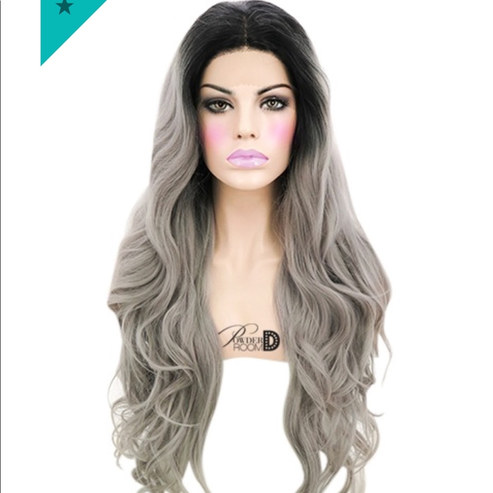 Gunmetal Silver Lace Front Wig